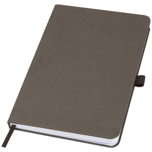 Carnet rigide publicitaire 21,2 x 12,8 cm Crush Fabianna Marron café